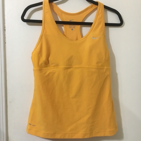 yellow workout top